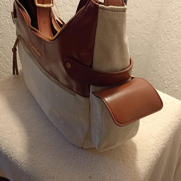 Izzie Fiorelli Women's Shoulder Bag, Natural - Picture 3 of 7